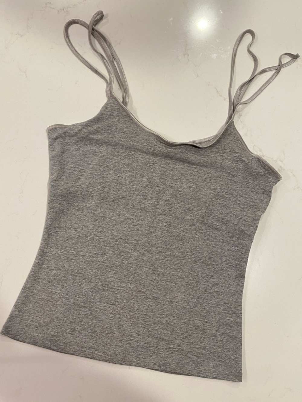 Cinema etoile vintage Grey Double-Strap Cami Tank Top